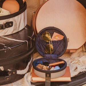 Calpak Baye Mini Hat Box in Rose Gold - Perfect Condition!